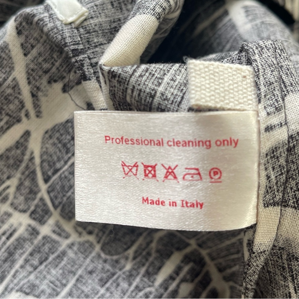 Marni Abstract Printed Pleated Black Cream A-Line Skirt Size IT 40 US 4 - Picture 12 of 12